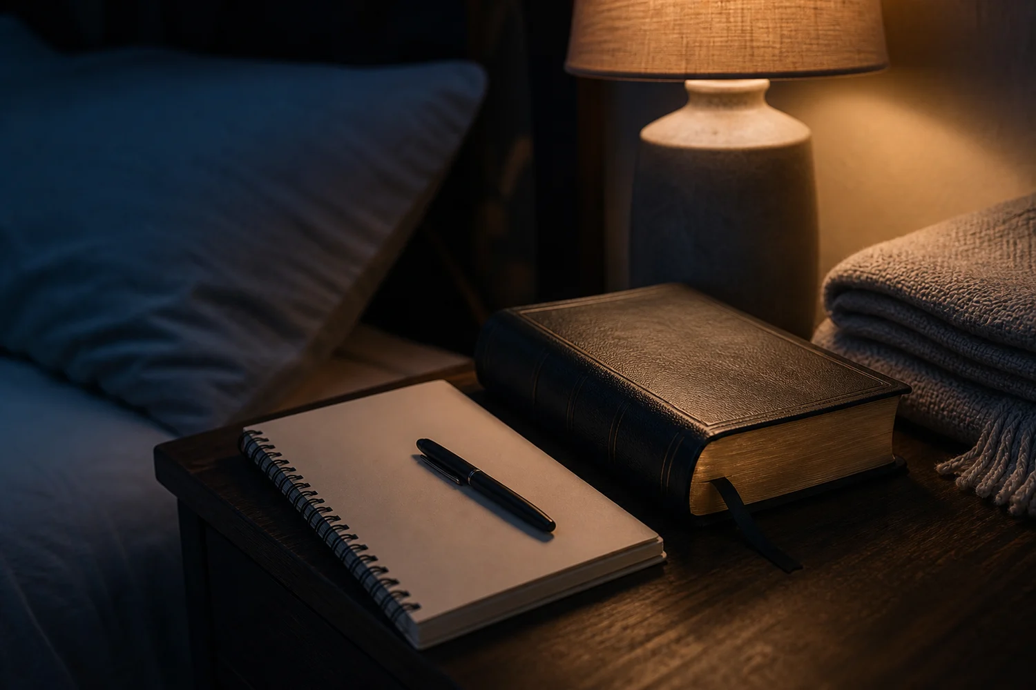 Scripture practice image for Bedtime Bible Meditation | Scripture Prayer for Sleep