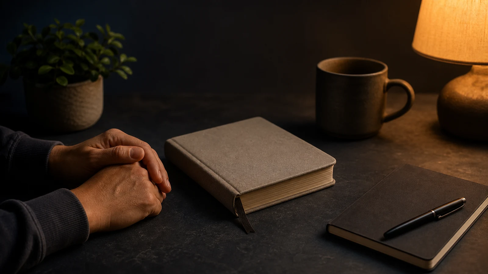 Closing prayer image for Bible Meditation for Beginners | A Step-by-Step Guide