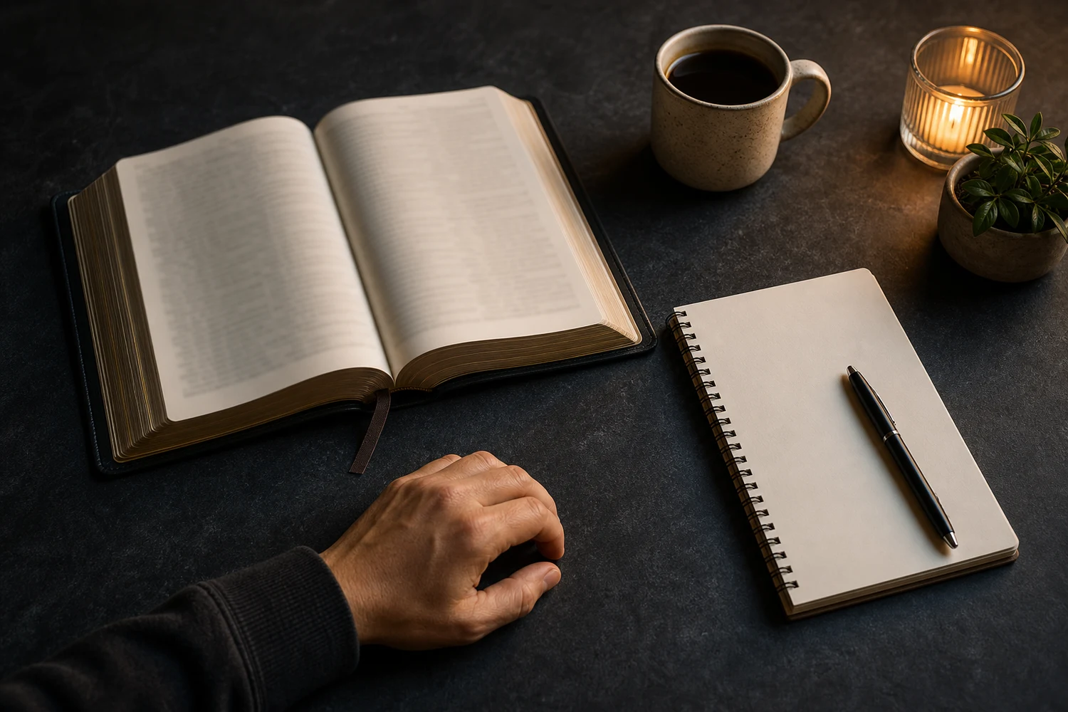 Scripture practice image for Bible Meditation for Beginners | A Step-by-Step Guide