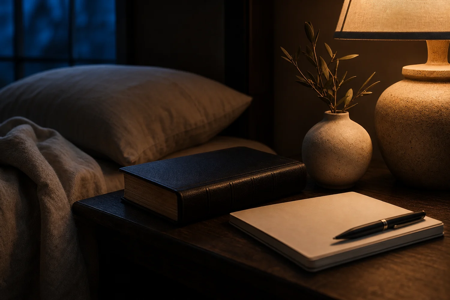Scripture practice image for Christian Bedtime Meditation | Scripture and Prayer for Sleep