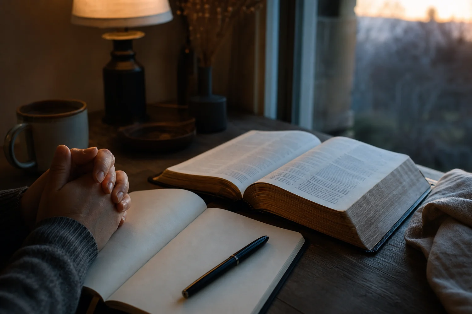 Scripture practice image for Christian Morning Prayer Meditation | Scripture Practice