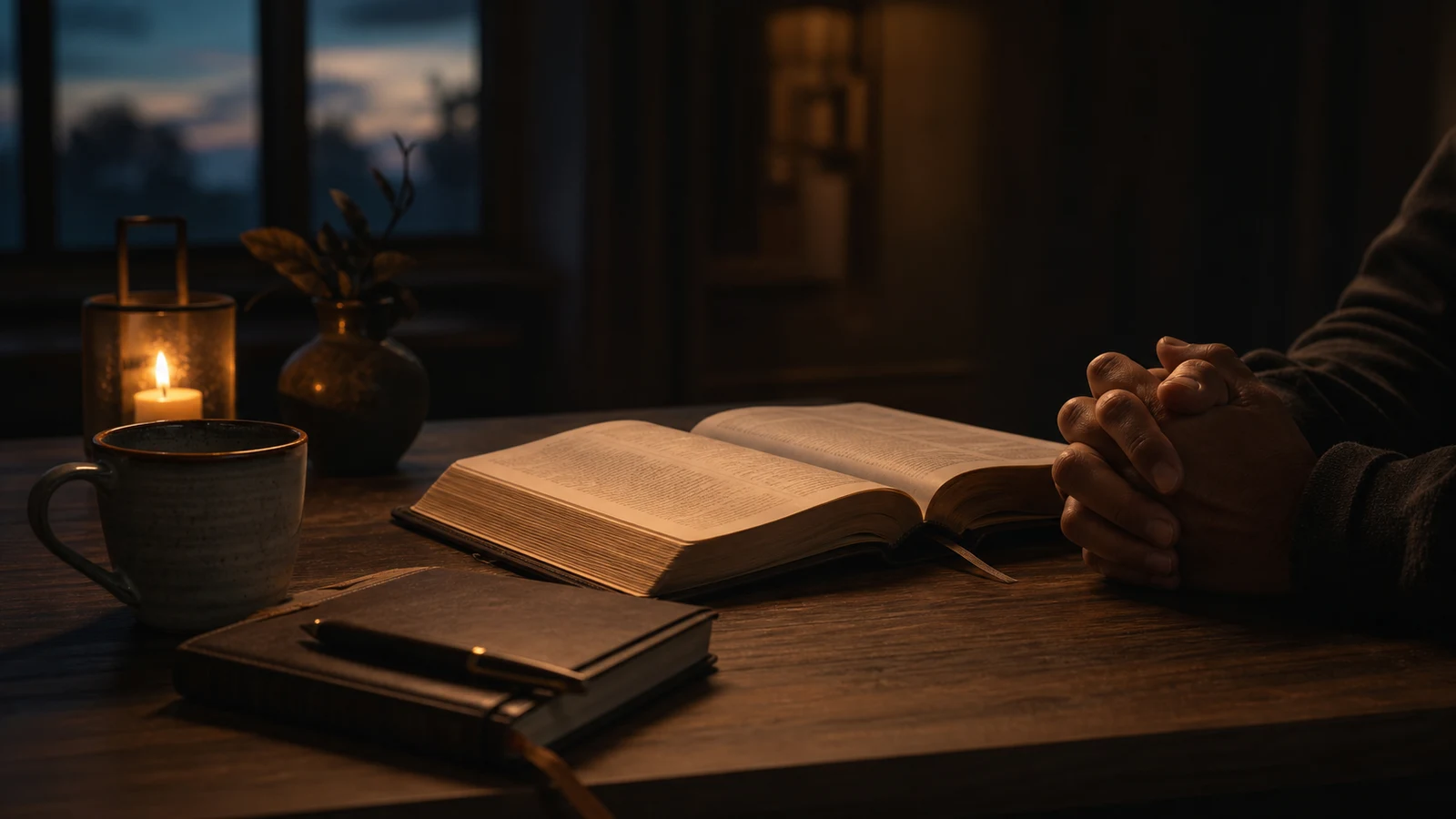 Closing prayer image for Daily Meditation and Prayer | Christian Scripture Rhythm