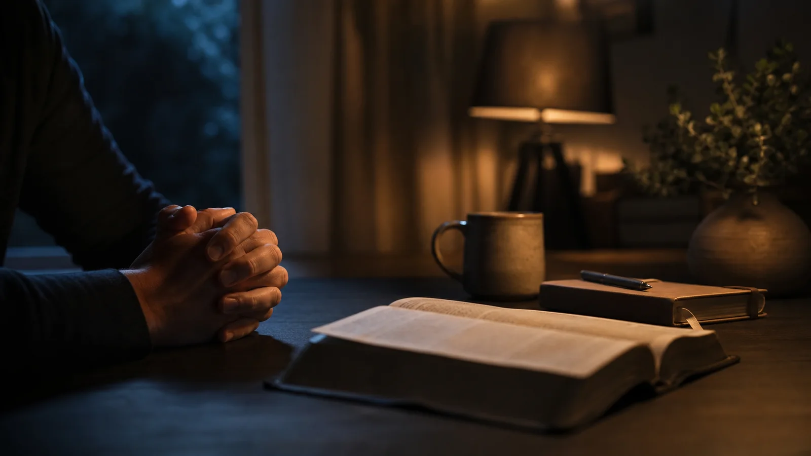 Closing prayer image for Meditate on the Word of God | A Guided Scripture Practice